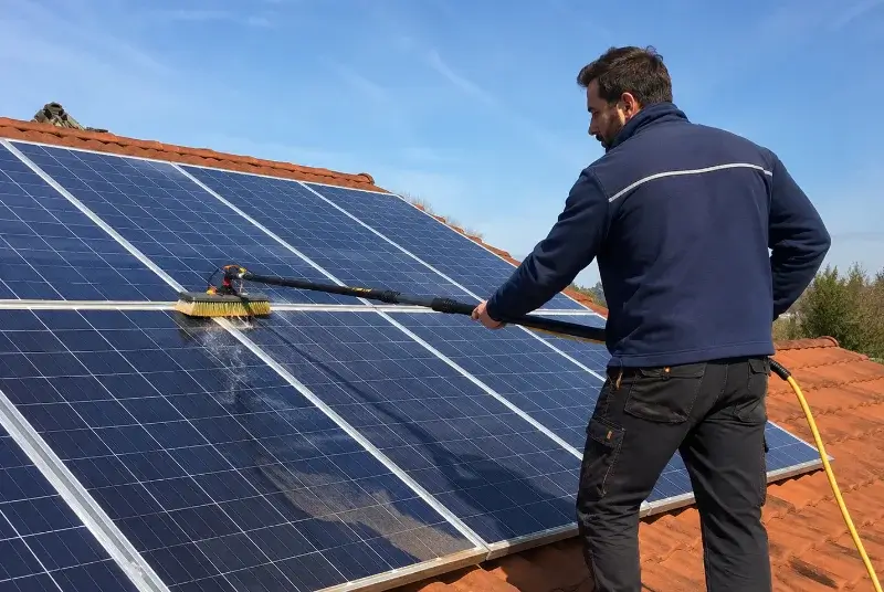 Nettoyage et entretien de panneaux solaires à Blajan